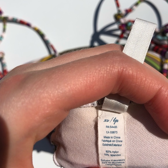 AMERICAN EAGLE RAINBOW TRIANGLE BIKINI - Picture 3 of 4